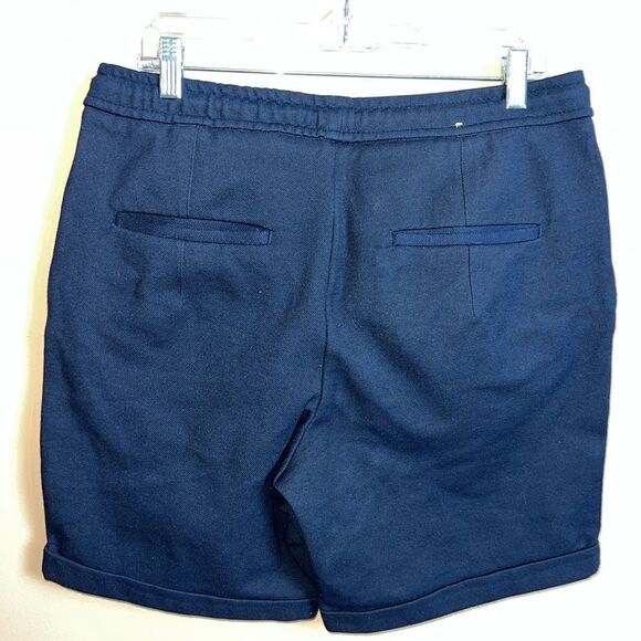 Zara Men’s Size Large Navy Blue Flat Front Nautical Prep Boardshorts - Picture 3 of 4